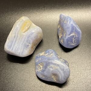 Blue Lace Agate Tumbled Crystals